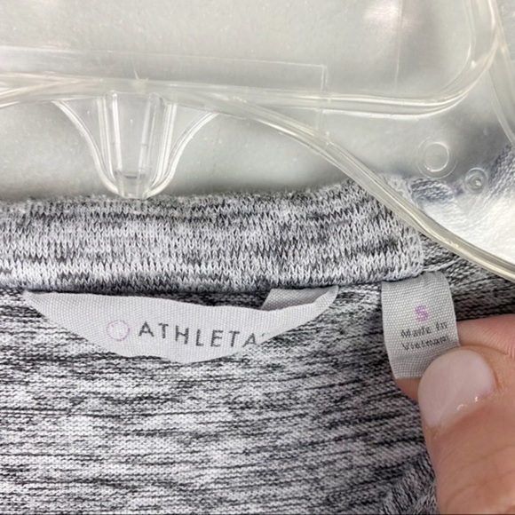 Athleta Batwing & Robin Zip Hoodie Gray Small - Picture 3 of 9